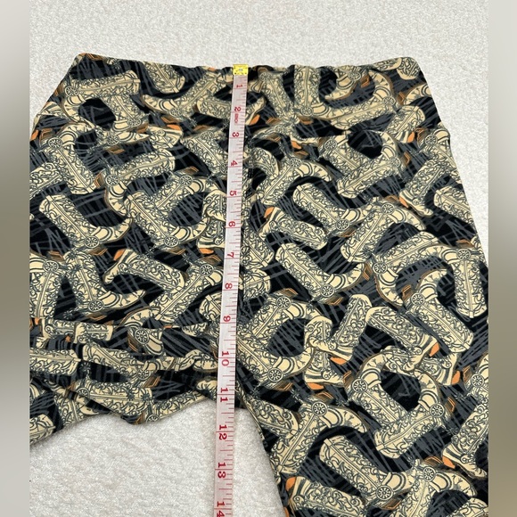 LulaRoe Leggings Cowboy Boot Print One Size - Picture 4 of 8